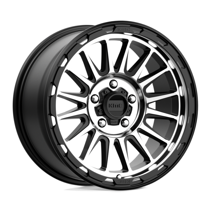 Felga aluminiowa KM542 IMPACT Satin Black Machined KMC