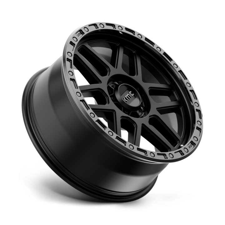 Felga aluminiowa KM544 MESA Satin Black W/ Gloss Black Lip KMC - ujęcie 2