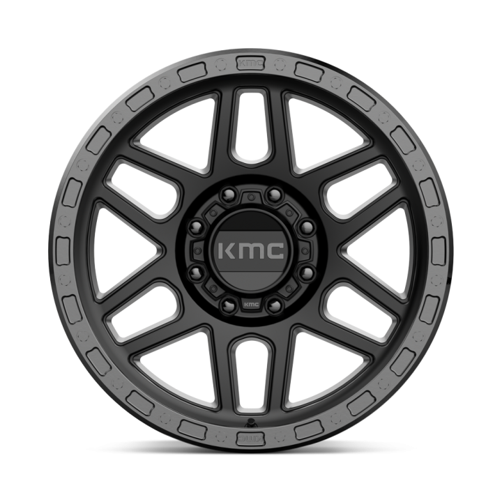 Felga aluminiowa KM544 MESA Satin Black W/ Gloss Black Lip KMC - ujęcie 3