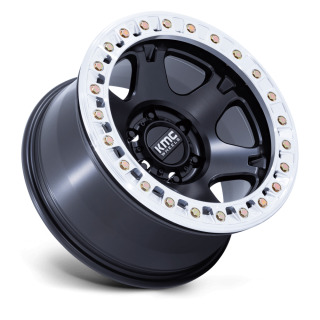 Felga aluminiowa KM238 VI BEADLOCK Satin Black W/ Machined Ring KMC - ujęcie 2