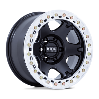 Felga aluminiowa KM238 VI BEADLOCK Satin Black W/ Machined Ring KMC