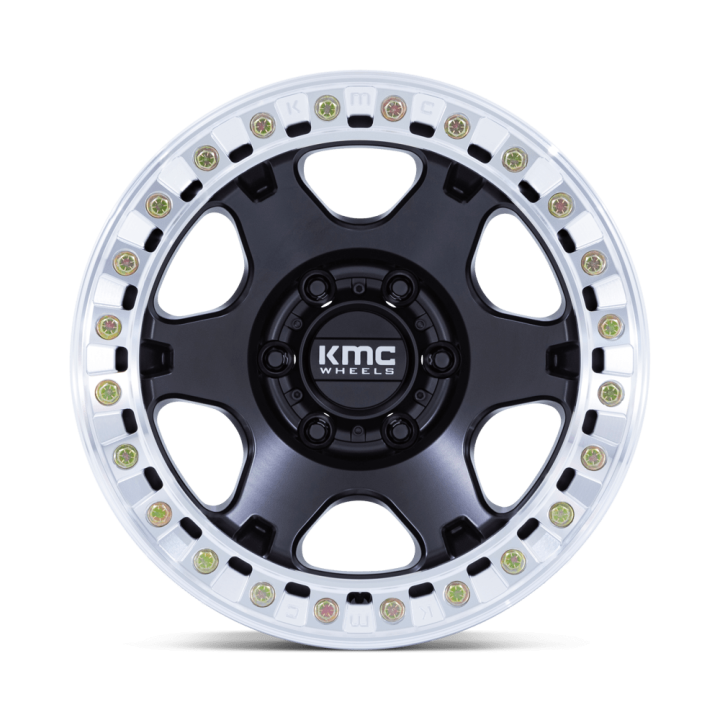Felga aluminiowa KM238 VI BEADLOCK Satin Black W/ Machined Ring KMC - ujęcie 3