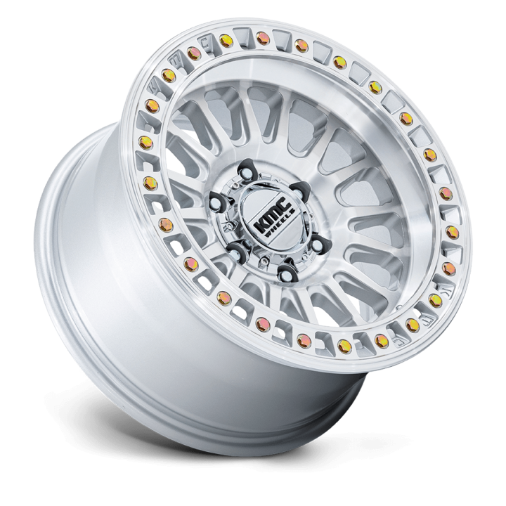 Felga aluminiowa KM552 IMS Gloss Silver W/ Machined Face KMC - ujęcie 3