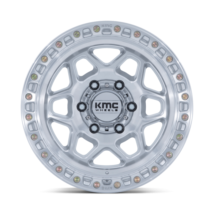 Felga aluminiowa KM553 TORX Gloss Silver W/ Machined Face KMC - ujęcie 3