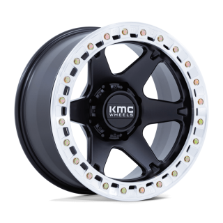 Felga aluminiowa KM238 VI BEADLOCK Satin Black W/ Machined Ring KMC