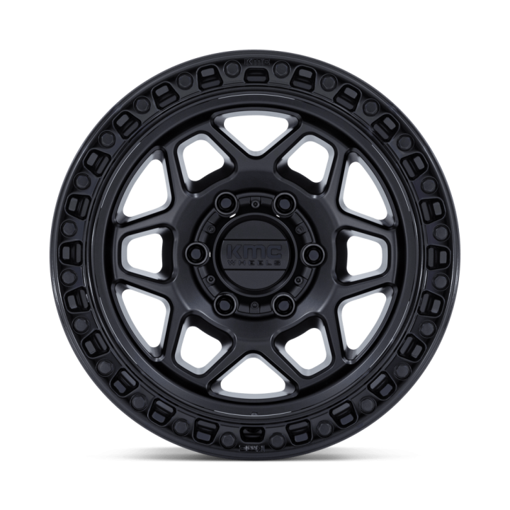 Felga aluminiowa KM553 TORX Matte Black W/ Gloss Black Lip KMC - ujęcie 2