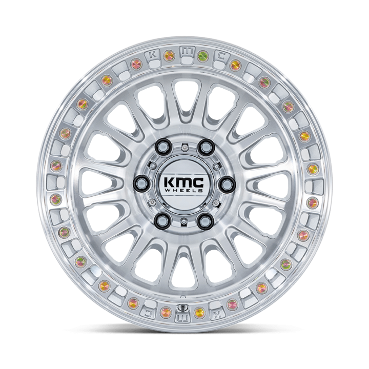 Felga aluminiowa KM552 IMS Gloss Silver W/ Machined Face KMC - ujęcie 2
