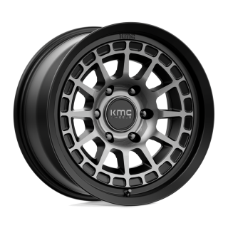 Felga aluminiowa KM719 CANYON Satin Black W/ Gray Tint KMC