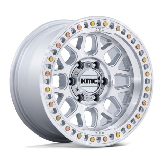 Felga aluminiowa KM549 GRS Gloss Silver W/ Machined Face KMC