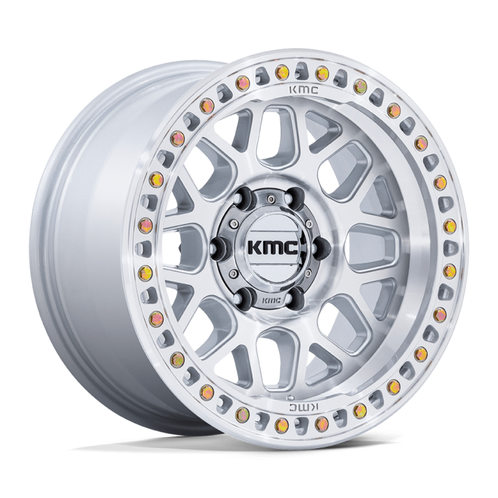 Felga aluminiowa KM549 GRS Gloss Silver W/ Machined Face KMC