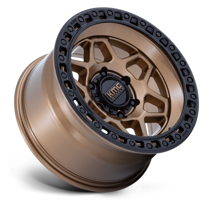 Felga aluminiowa KM553 TORX Matte Bronze W Gloss Black Lip KMC - ujęcie 2