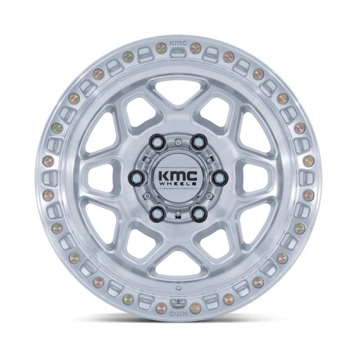 Felga aluminiowa KM553 TORX Gloss Silver W/ Machined Face KMC - ujęcie 3