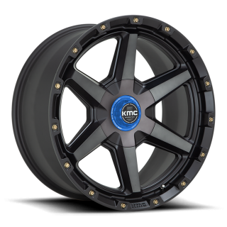 Felga aluminiowa KM101 Tempo Satin Black W/ Gray Tint KMC - ujęcie 2