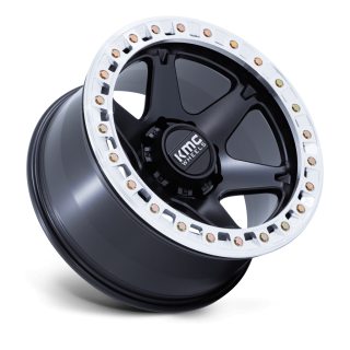 Felga aluminiowa KM238 VI BEADLOCK Satin Black W/ Machined Ring KMC - ujęcie 2