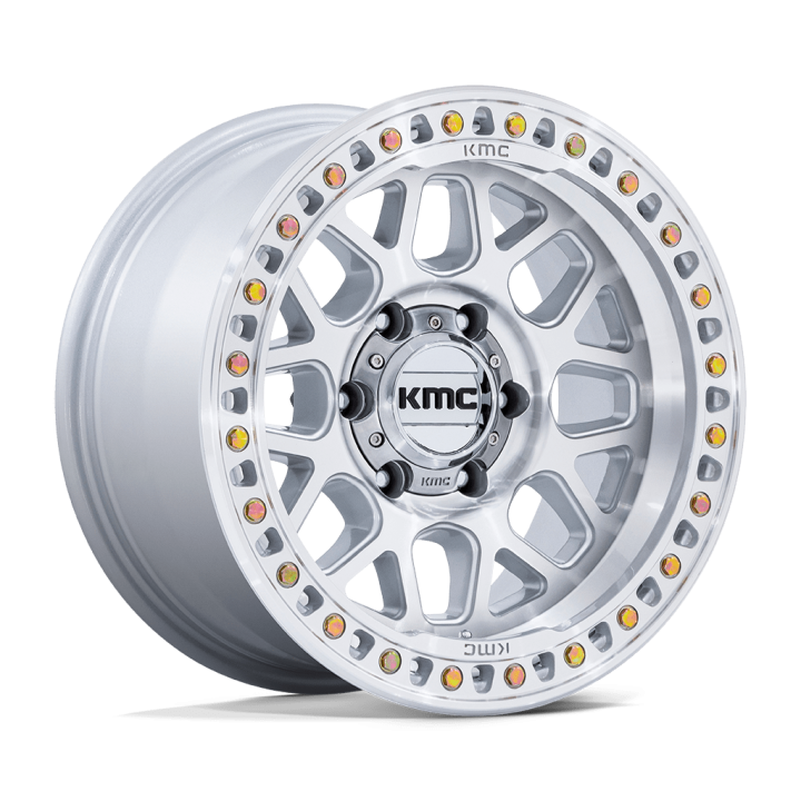 Felga aluminiowa KM549 GRS Gloss Silver W/ Machined Face KMC