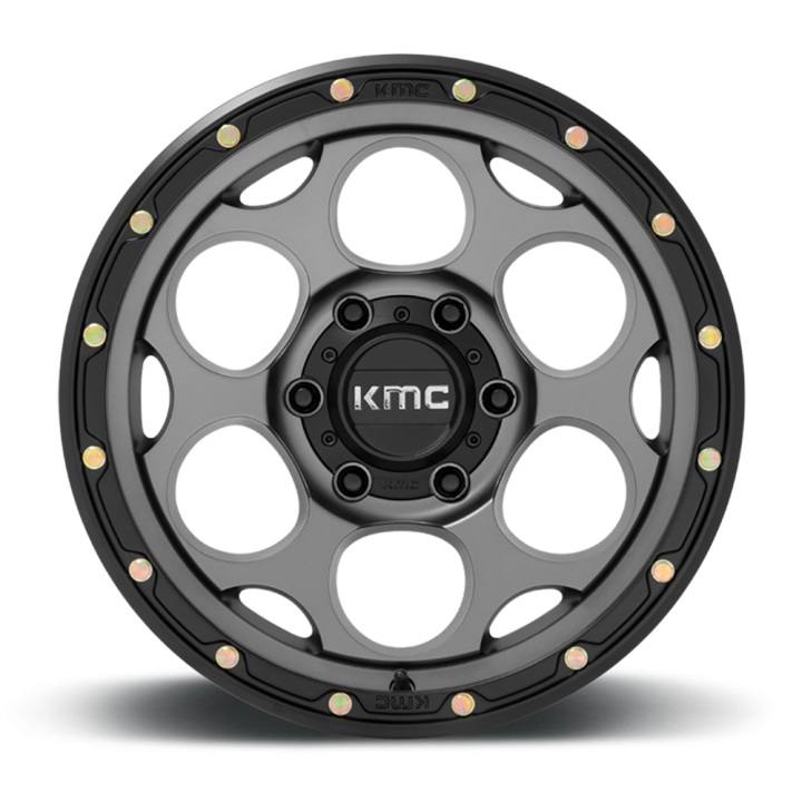Felga aluminiowa KM541 Dirty Harry Satin Gray W/ Black LIP KMC - ujęcie 3