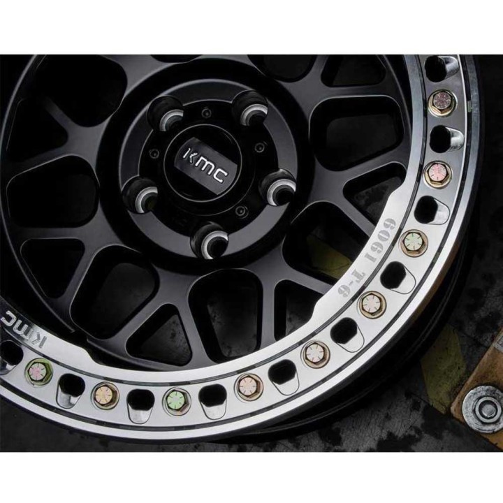 Felga aluminiowa KM235 Satin Black Beadlock KMC - ujęcie 4