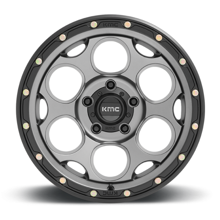Felga aluminiowa KM541 Dirty Harry Satin Gray W/ Black LIP KMC - ujęcie 3