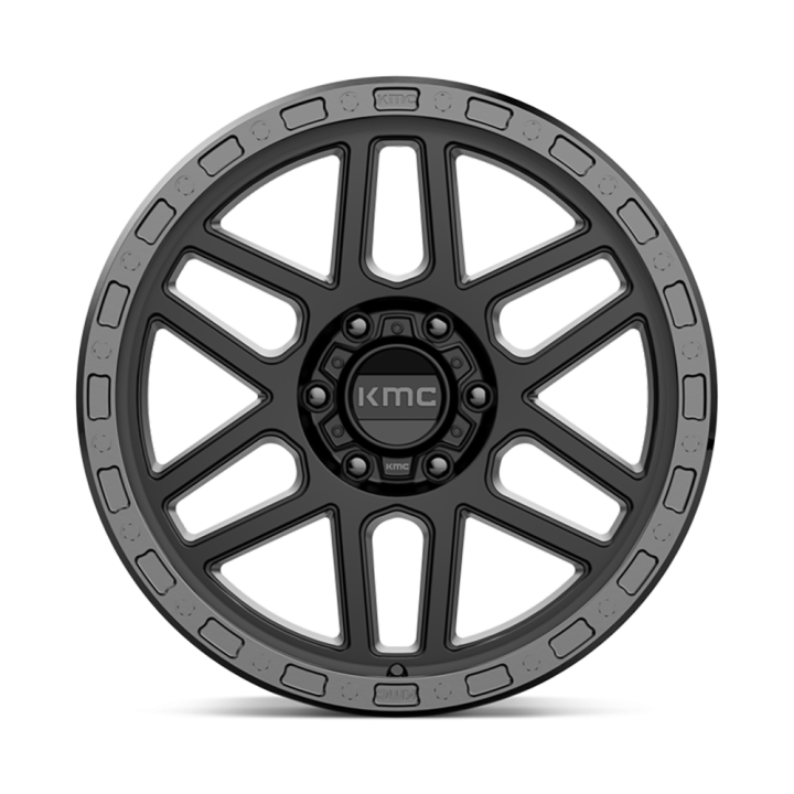 Felga aluminiowa KM544 Mesa Satin Black W/ Gloss Black LIP KMC - ujęcie 3