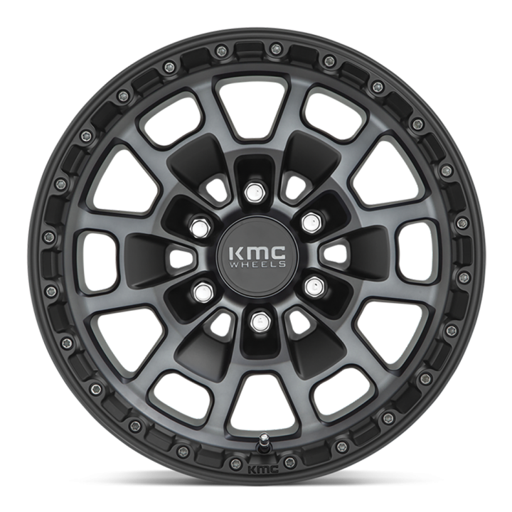 Felga aluminiowa KM718 Summit Satin Black W/ Gray Tint KMC - ujęcie 3