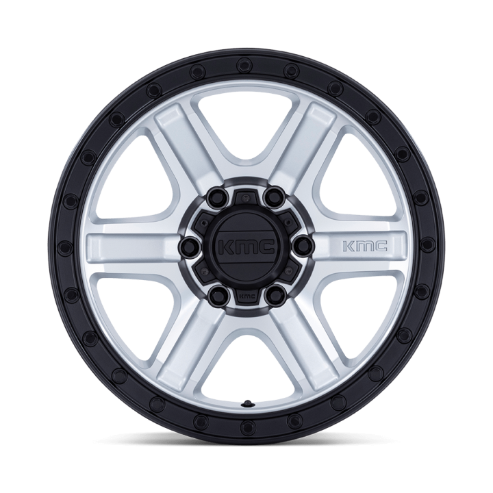 Felga aluminiowa KM551 Outrun Machined W/ Gloss Black LIP KMC - ujęcie 3