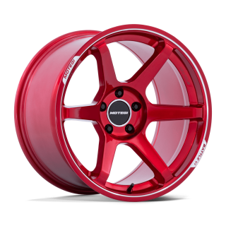 Felga aluminiowa MR160 BATTLE VI Cherry Red Metallic W/ Machined Lip MOTEGI RACING