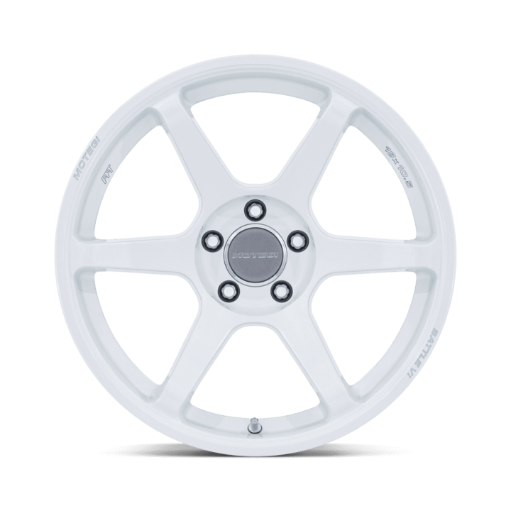 Felga aluminiowa MR160 BATTLE VI Matsuri White Pearl MOTEGI RACING - ujęcie 3