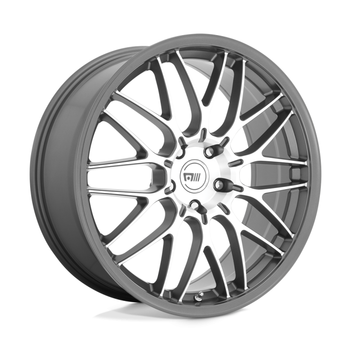Felga aluminiowa MR153 CM10 Machined Gunmetal MOTEGI RACING