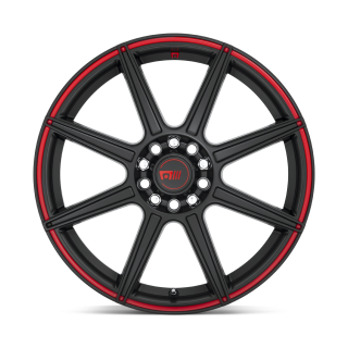 Felga aluminiowa MR142 CS8 Satin Black W/ Red Stripe MOTEGI RACING - ujęcie 2