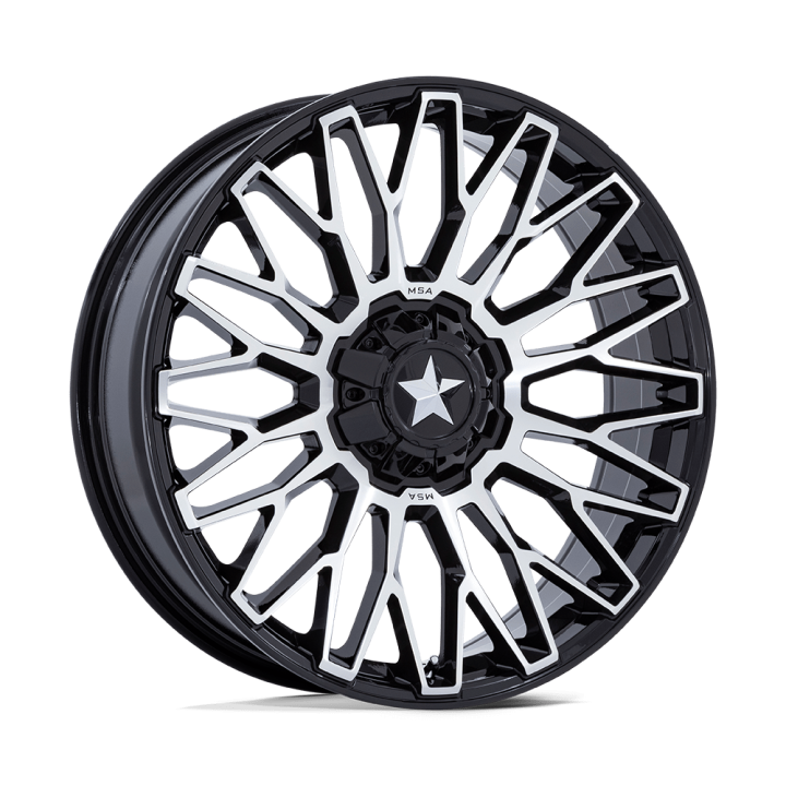 Felga aluminiowa M50 CLUBBER Gloss Black Machined MSA