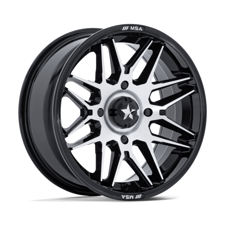 Felga aluminiowa M52 RADAR UTV Gloss Black Machined MSA