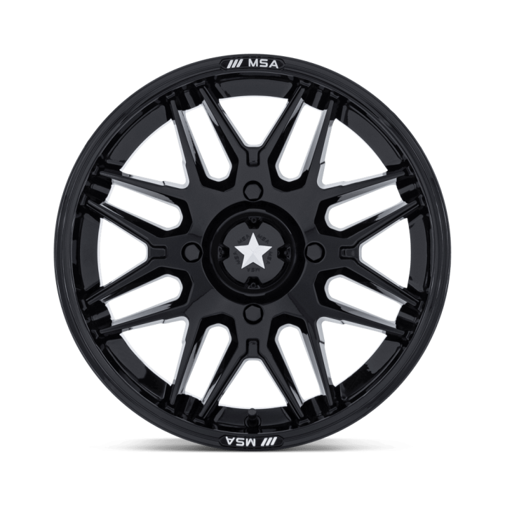 Felga aluminiowa M52 RADAR UTV Gloss Black MSA - ujęcie 3