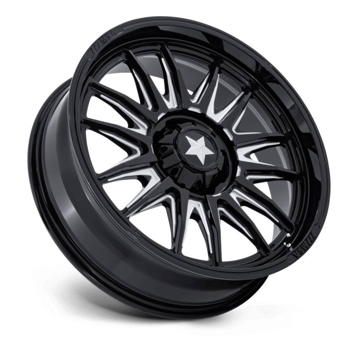 Felga aluminiowa M55 COMMANDER UTV Gloss Black Milled MSA - ujęcie 2