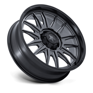 Felga aluminiowa M55 COMMANDER UTV Matte Gunmetal W/ Matte Black Lip MSA - ujęcie 2