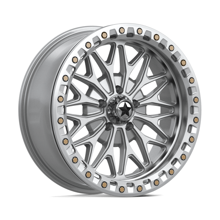 Felga aluminiowa MA53 BOLO UTV BEADLOCK Gloss Silver W/ Machined Face MSA