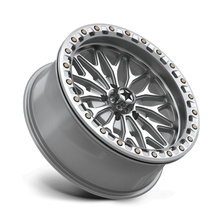 Felga aluminiowa MA53 BOLO UTV BEADLOCK Gloss Silver W/ Machined Face MSA - ujęcie 3