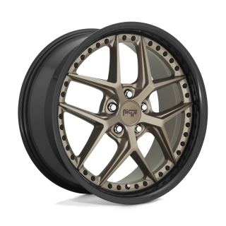 Felga aluminiowa VICE Matte Bronze Black Bead Ring Niche Road Wheels