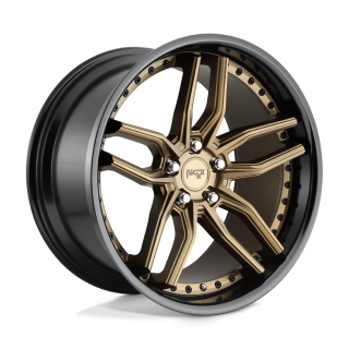 Felga aluminiowa M195 METHOS Matte Bronze Black Bead Ring NICHE ROAD WHEELS