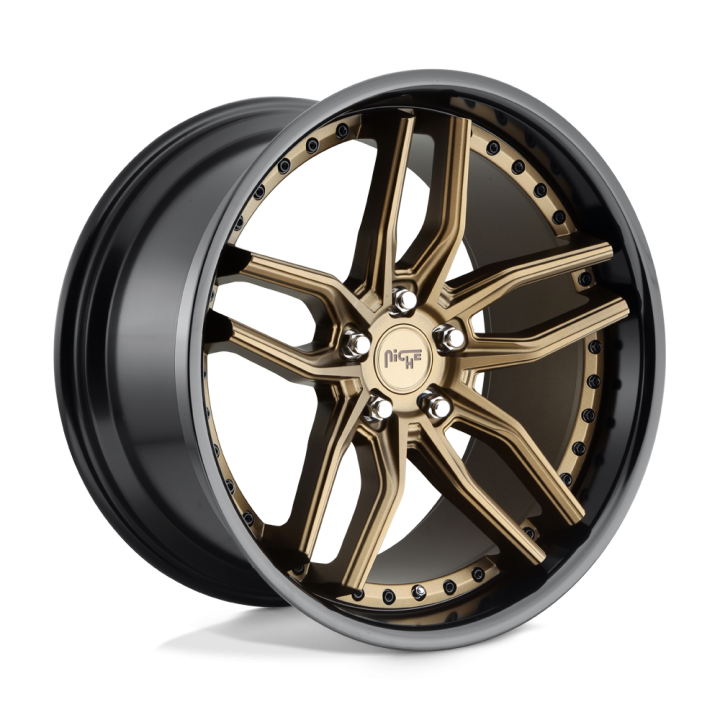 Felga aluminiowa M195 METHOS Matte Bronze Black Bead Ring NICHE ROAD WHEELS