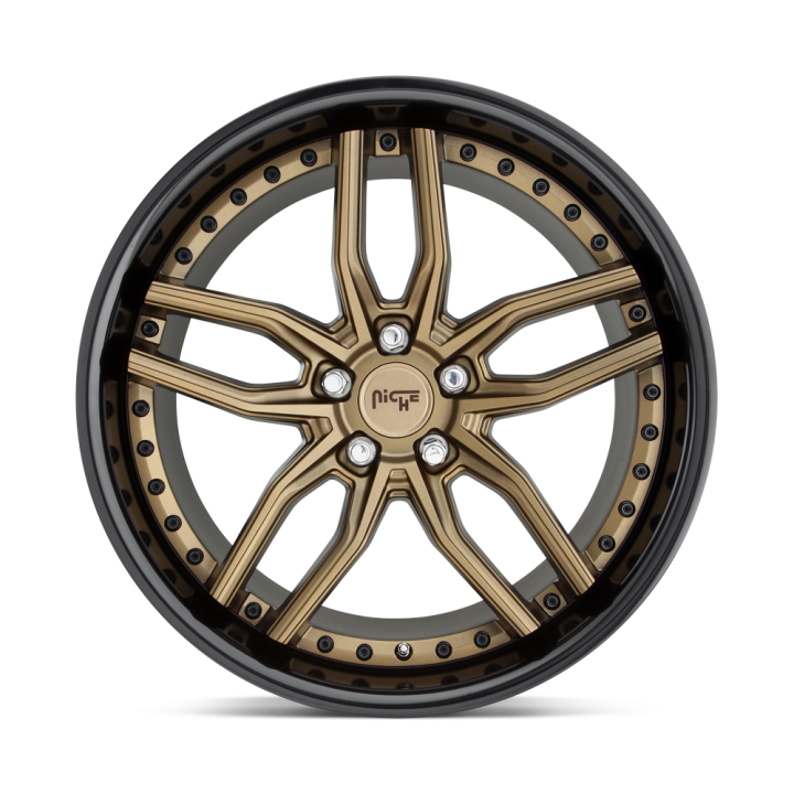 Felga aluminiowa M195 METHOS Matte Bronze Black Bead Ring NICHE ROAD WHEELS - ujęcie 3