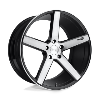 Felga aluminiowa M124 MILAN Gloss Black Brushed NICHE ROAD WHEELS