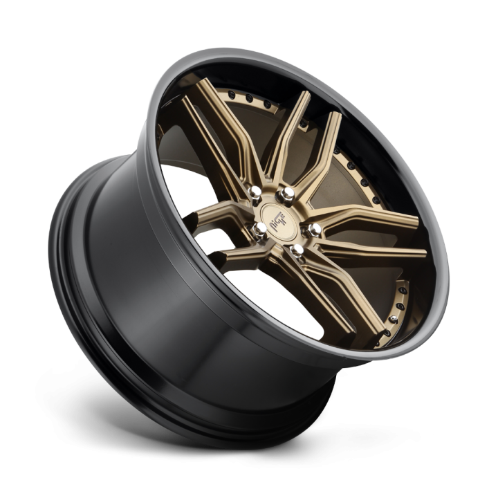 Felga aluminiowa M195 METHOS Matte Bronze Black Bead Ring NICHE ROAD WHEELS - ujęcie 2