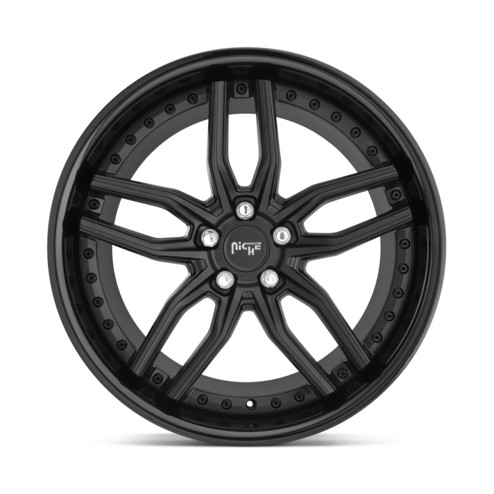 Felga aluminiowa M194 METHOS Gloss Black Matte Black NICHE ROAD WHEELS - ujęcie 3
