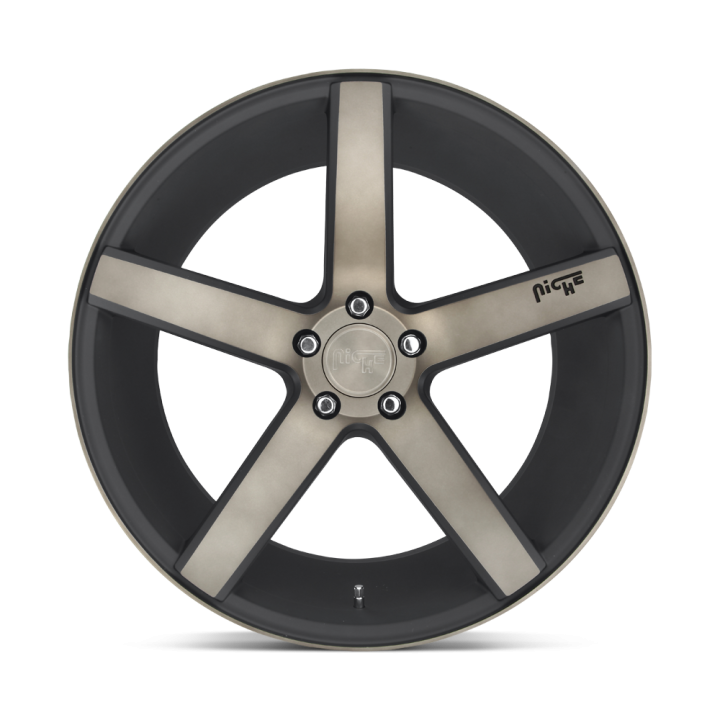 Felga aluminiowa M134 MILAN Matte Black Machined W/ Double Dark Tint NICHE ROAD WHEELS - ujęcie 3