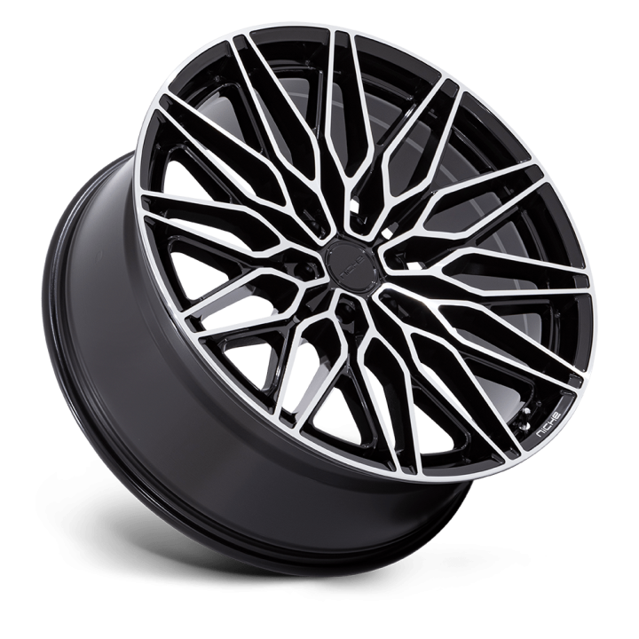 Felga aluminiowa NC278 CALABRIA 6 Gloss Black W/ Machined NICHE ROAD WHEELS - ujęcie 2