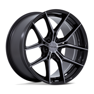 Felga aluminiowa NC279 PRODIGY 5 Gloss Black Dark Tinted Clear NICHE ROAD WHEELS