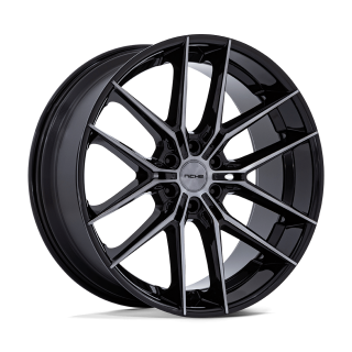 Felga aluminiowa NC280 PRODIGY 6 Gloss Black Dark Tinted Clear NICHE ROAD WHEELS