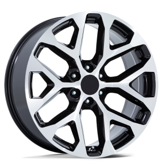 Felga aluminiowa PR177 Gloss Black W/ Machined Face PERFORMANCE REPLICAS - ujęcie 2