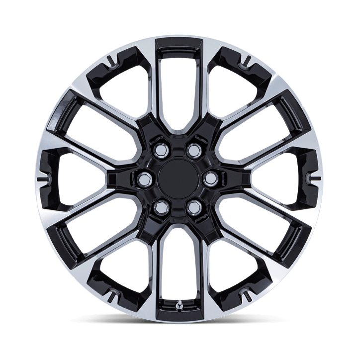 Felga aluminiowa PR224 Gloss Black W/ Machined Face PERFORMANCE REPLICAS - ujęcie 2