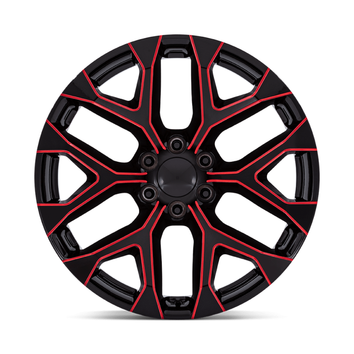 Felga aluminiowa PR177 Gloss Black Red Milled PERFORMANCE REPLICAS - ujęcie 3